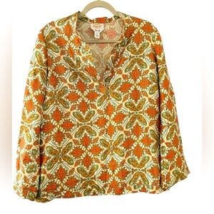 Talbots 100% Silk Blouse
